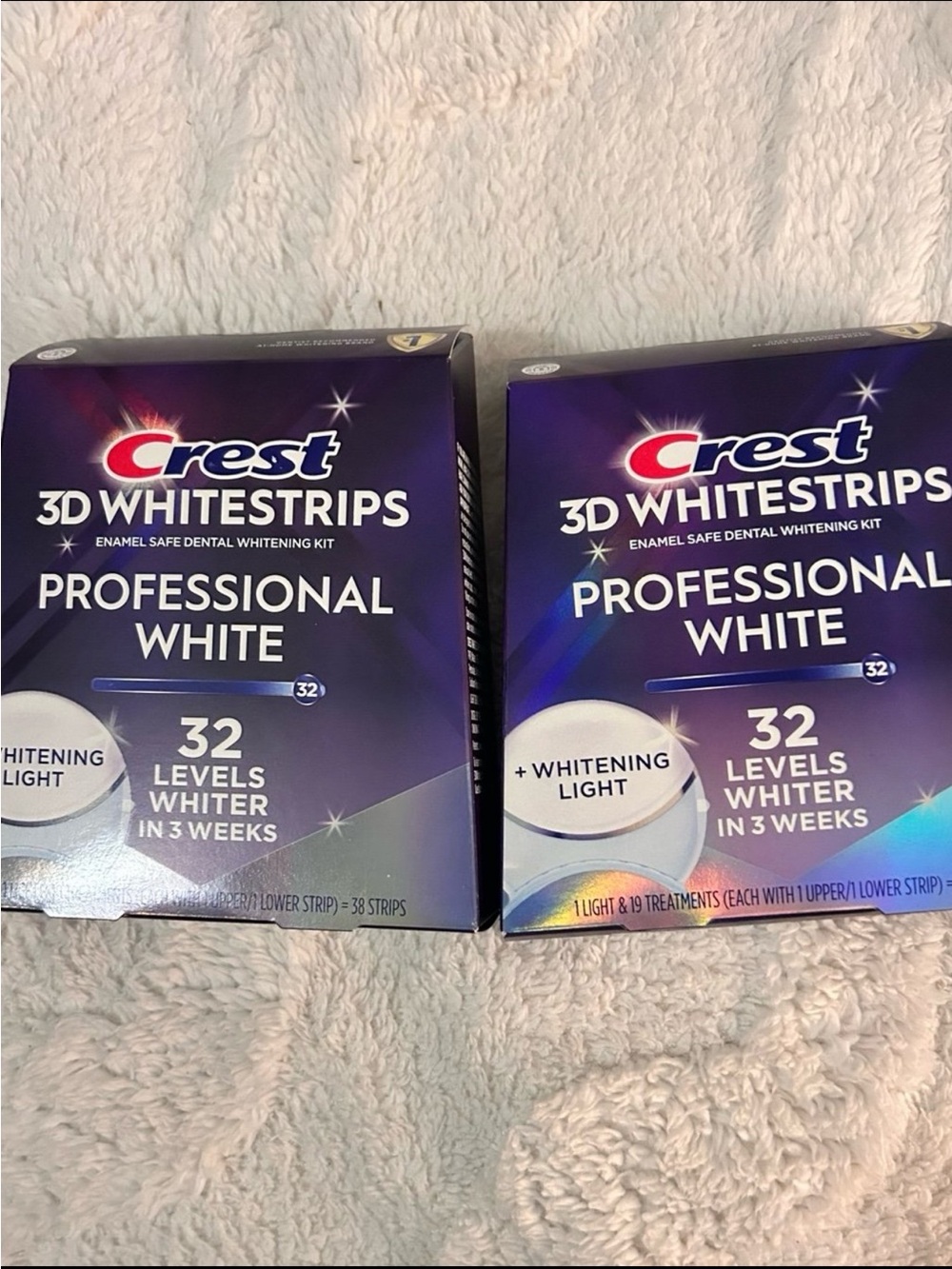2-Crest 3D Whitestrips Professional White - 32 Levels Whiter